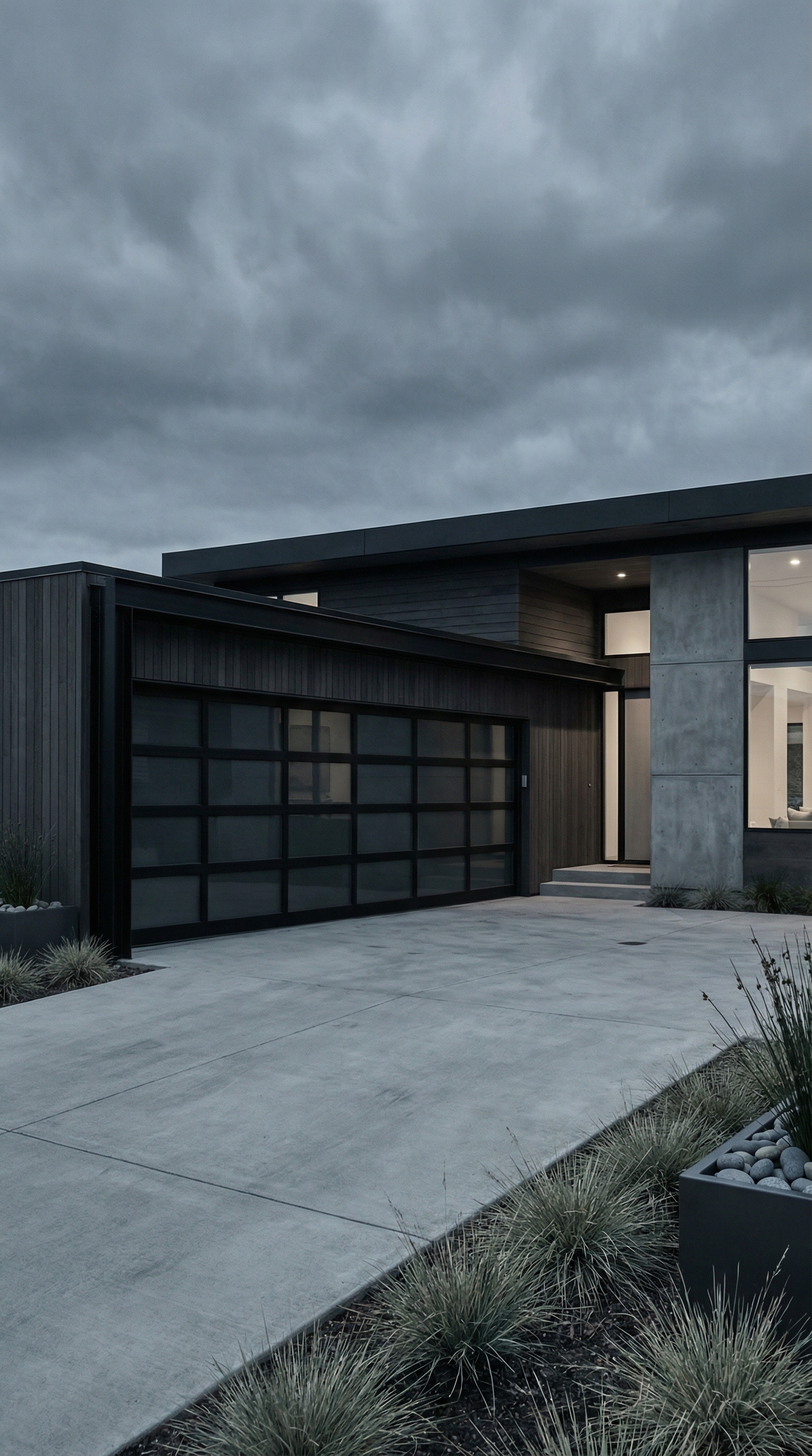 Garage Door Monochrome